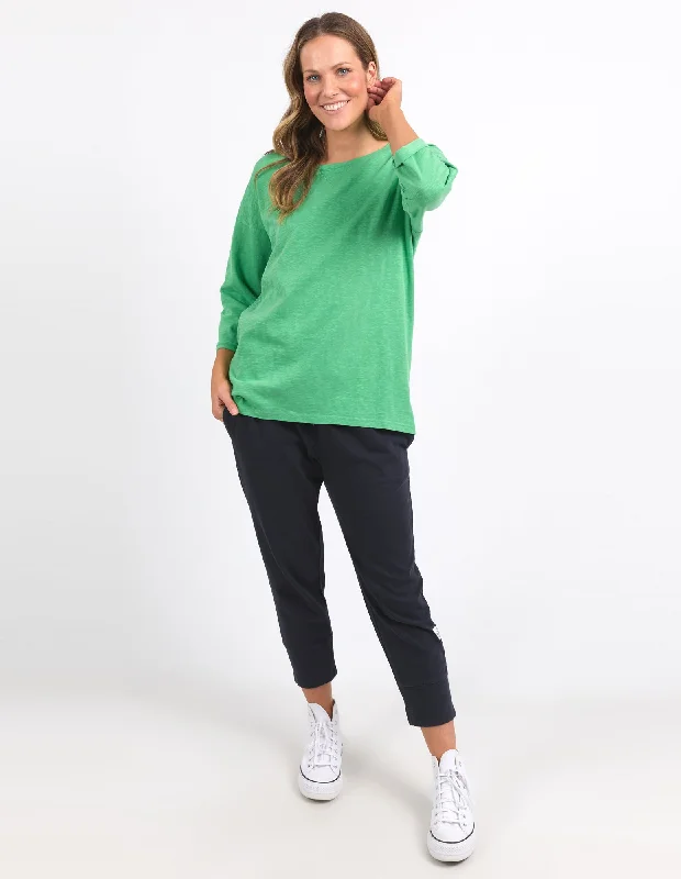 Elm Annie 3/4 Sleeve Tee Greenbriar