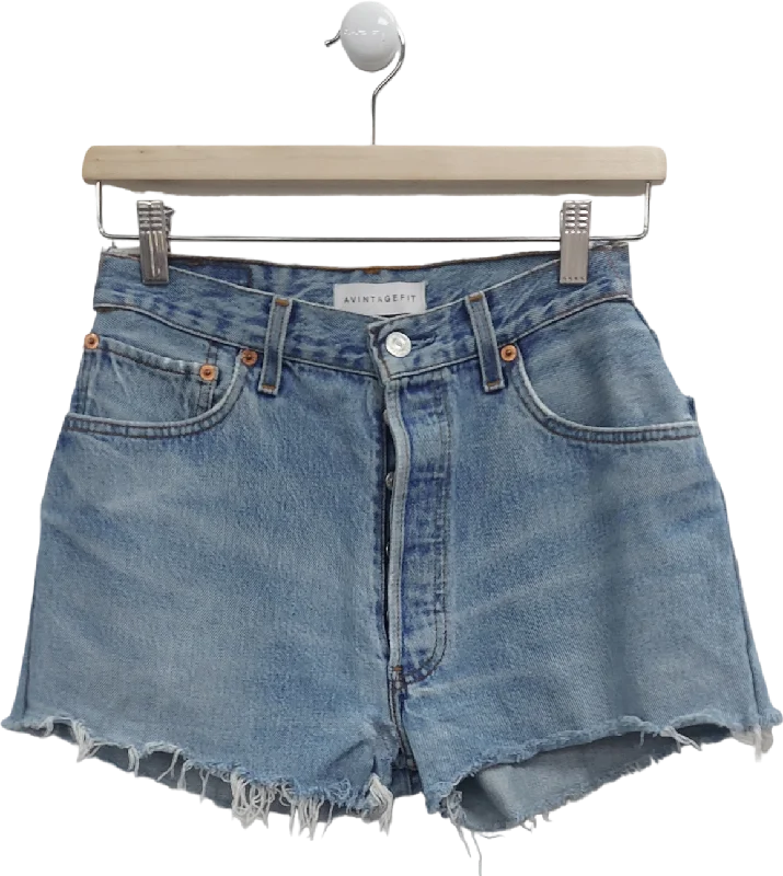 levis Blue 501 Original Denim Shorts W33